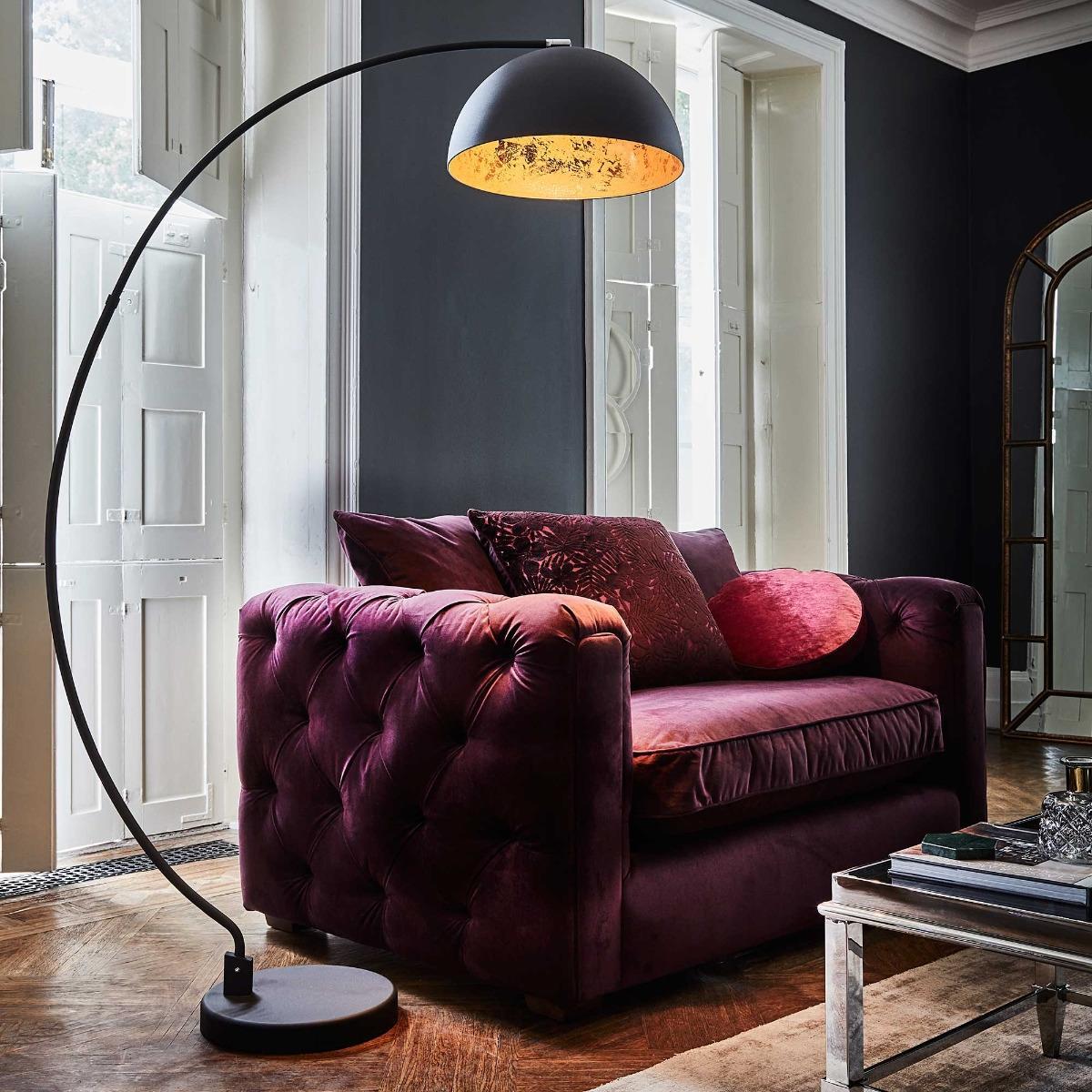 Black Arc Floor Lamp – image 4