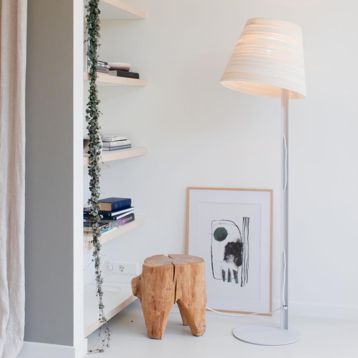 White Tilt Floor Lamp – image 5