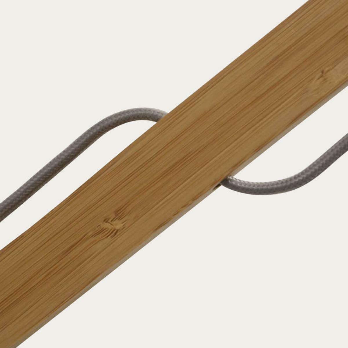Natural/Blue Denim Montblanc Bamboo Floor Lamp – image 5