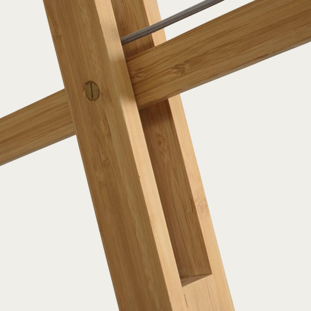 Natural/Green Forest Montblanc Bamboo Floor Lamp – image 7