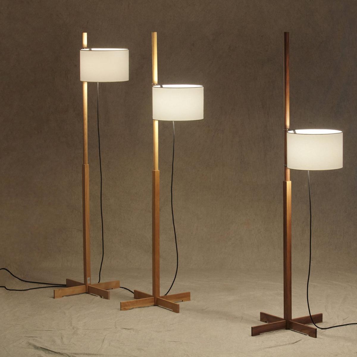 Walnut/White TMM Floor Lamp - EU Plug – image 2