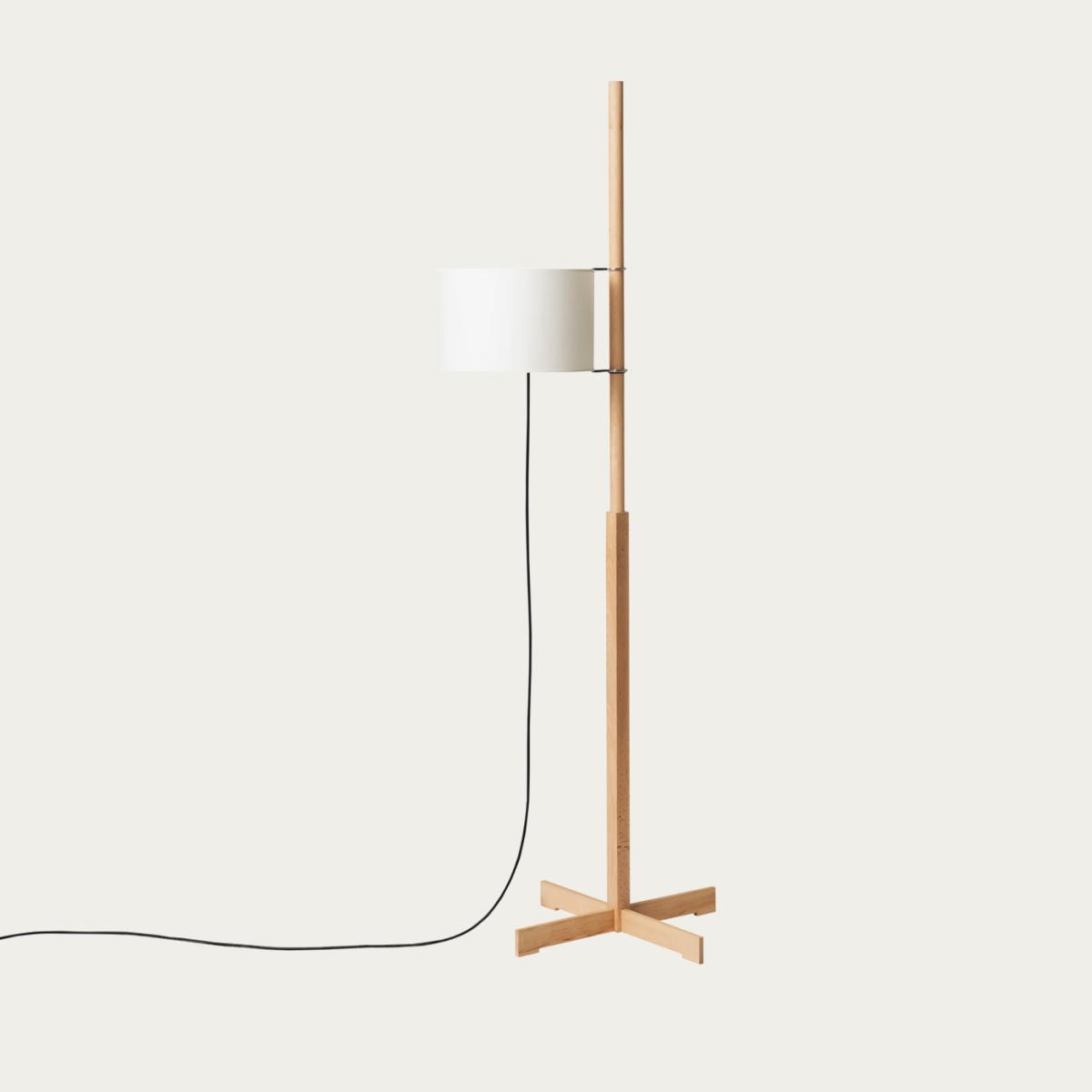 Beech/White TMM Floor Lamp - EU Plug – image 1