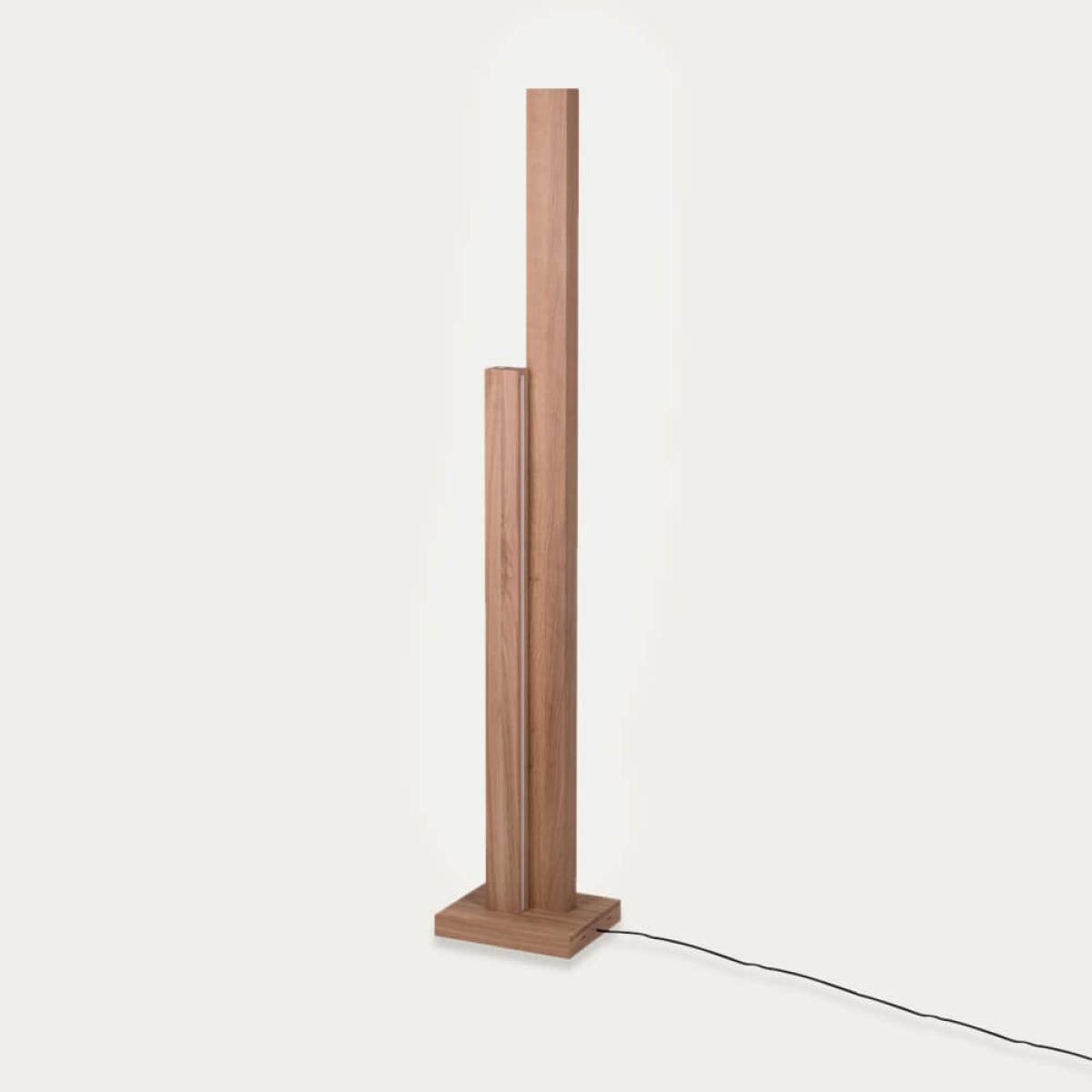 Oiled Oak Horizon II Floor Lamp