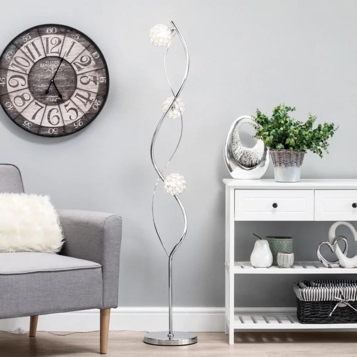 Orianna Floor Lamp, Chrome – image 2
