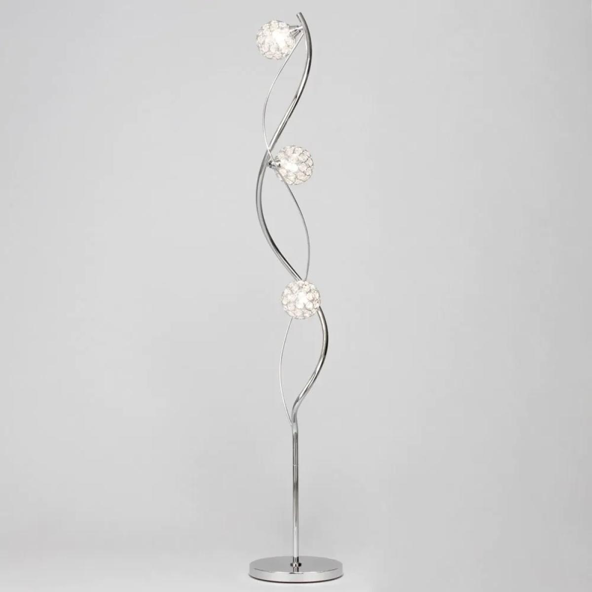 Orianna Floor Lamp, Chrome – image 4