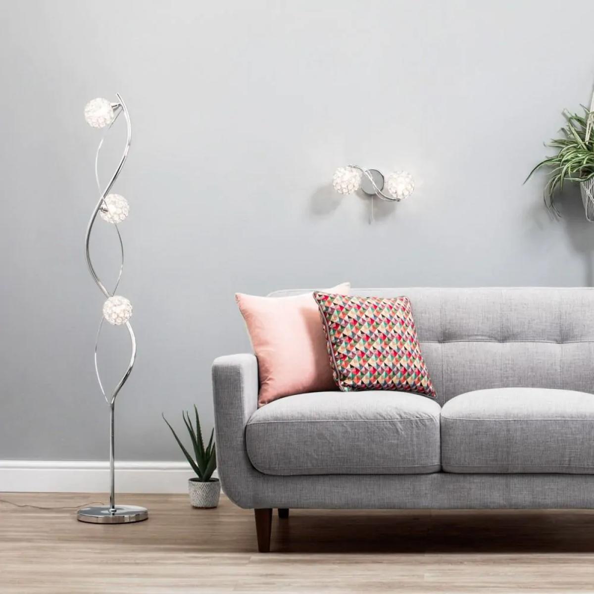 Orianna Floor Lamp, Chrome – image 6