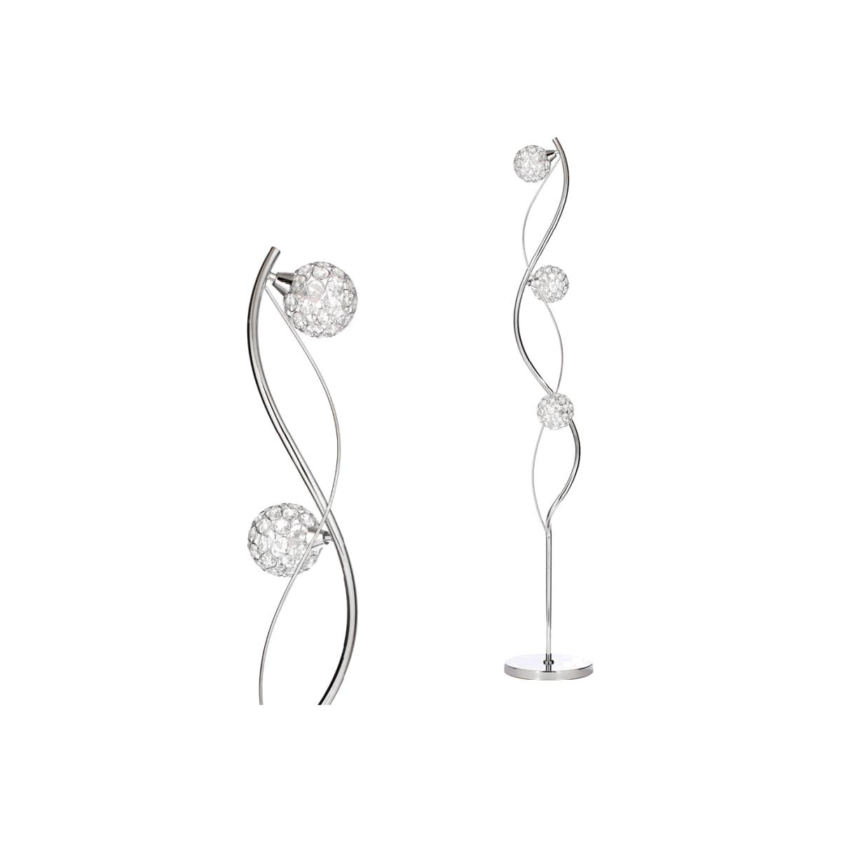 Orianna Floor Lamp, Chrome – image 1