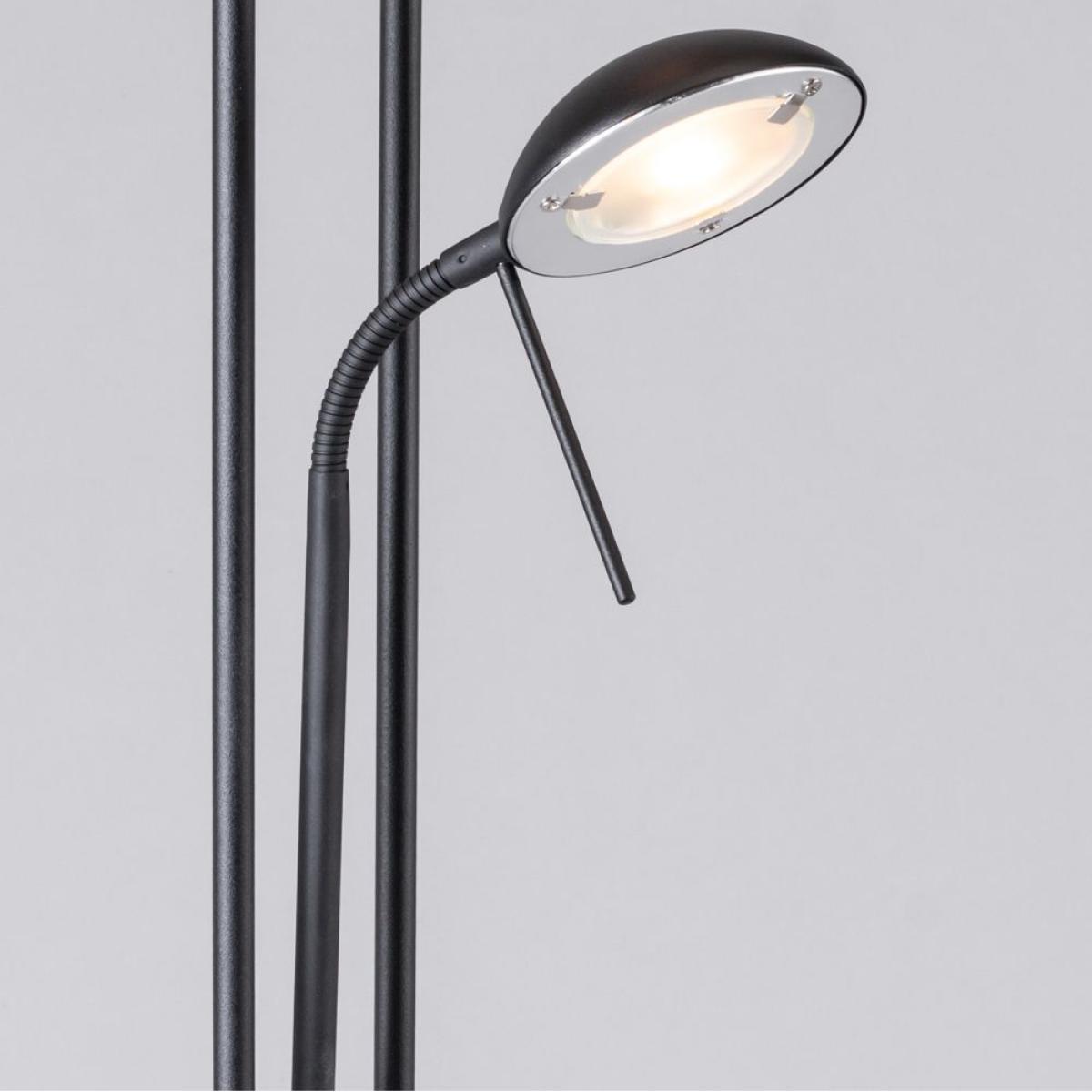 Mother and Child Floor Lamp, Satin Black – image 4