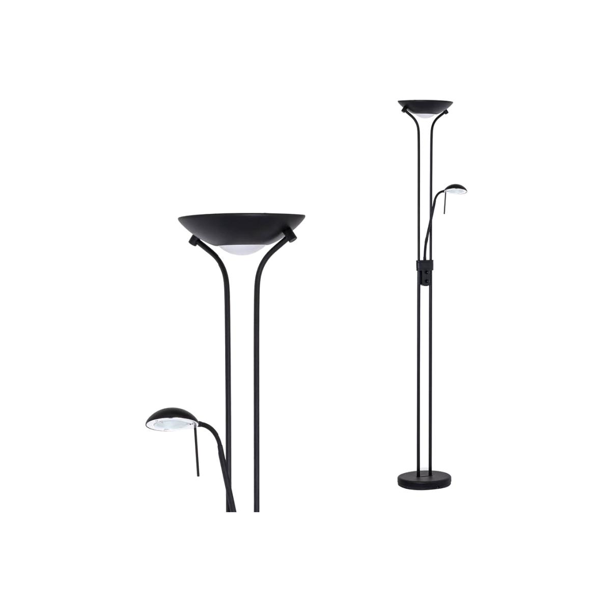 Mother and Child Floor Lamp, Satin Black – image 1