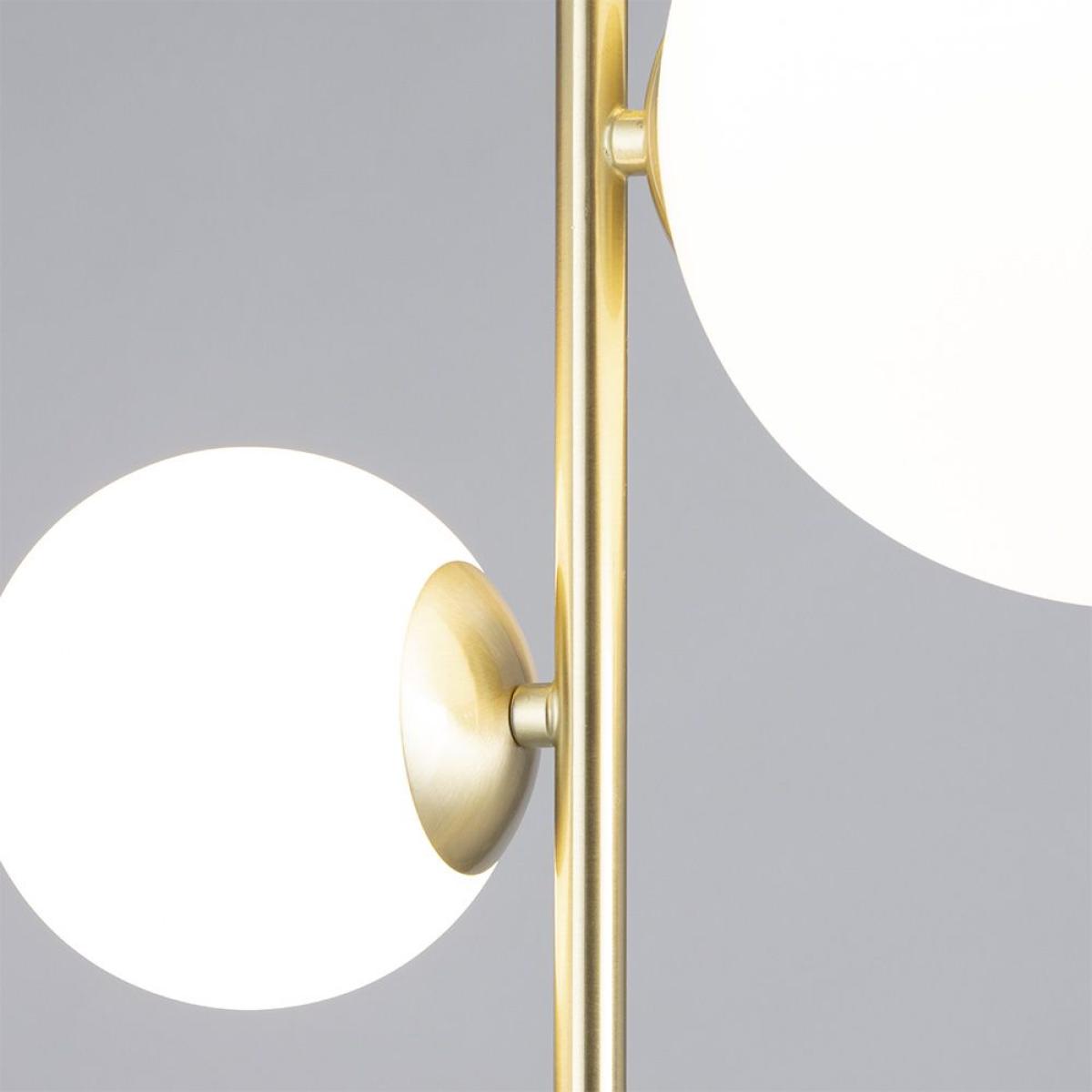 Forella Floor Lamp, Satin Brass – image 4