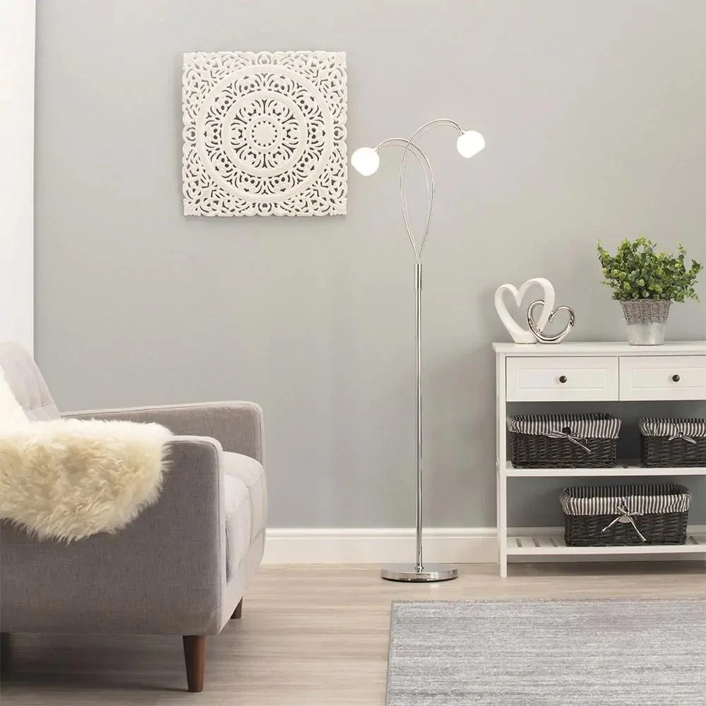 Soni Floor Lamp, Chrome – image 2