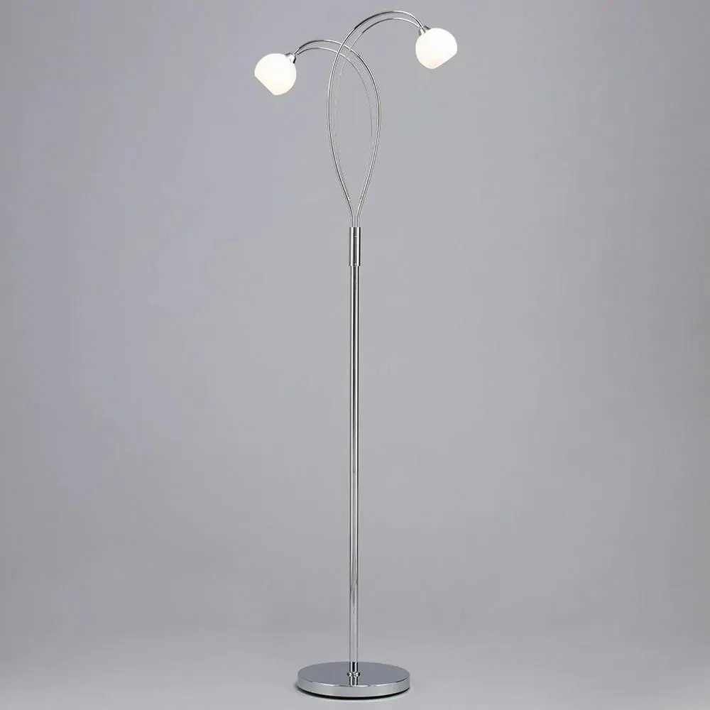 Soni Floor Lamp, Chrome – image 3