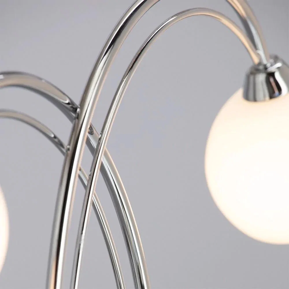 Soni Floor Lamp, Chrome – image 4