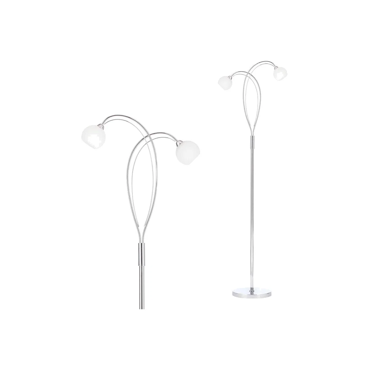 Soni Floor Lamp, Chrome – image 1