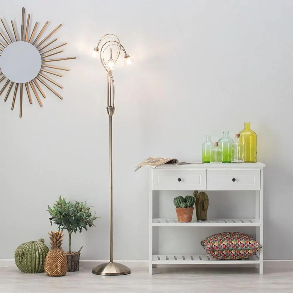 Marianne Floor Lamp, Antique Brass – image 2