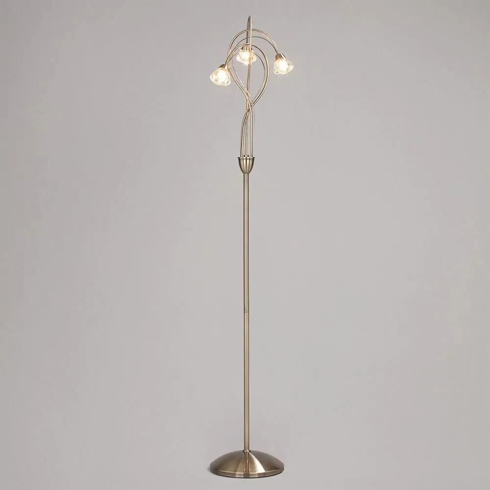 Marianne Floor Lamp, Antique Brass – image 4