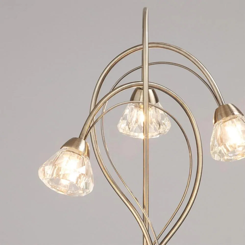 Marianne Floor Lamp, Antique Brass – image 6