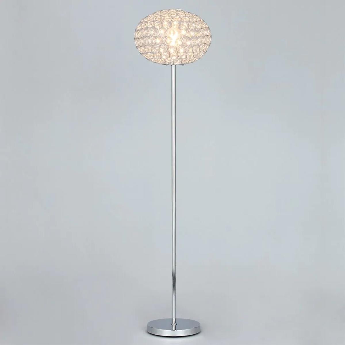 Pearl Floor Lamp, Chrome – image 4