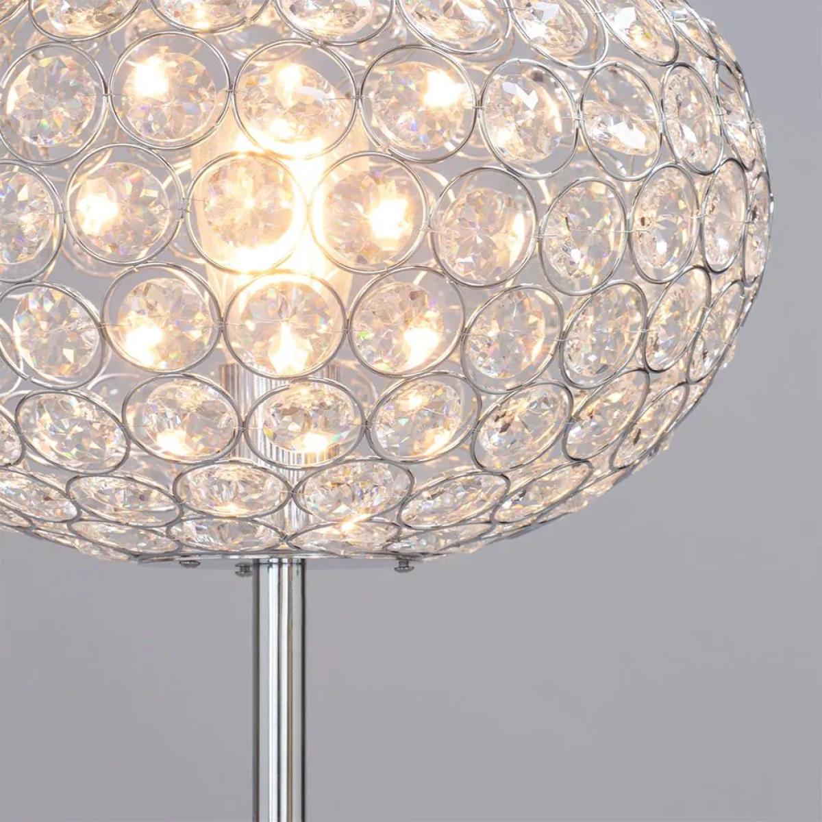 Pearl Floor Lamp, Chrome – image 5