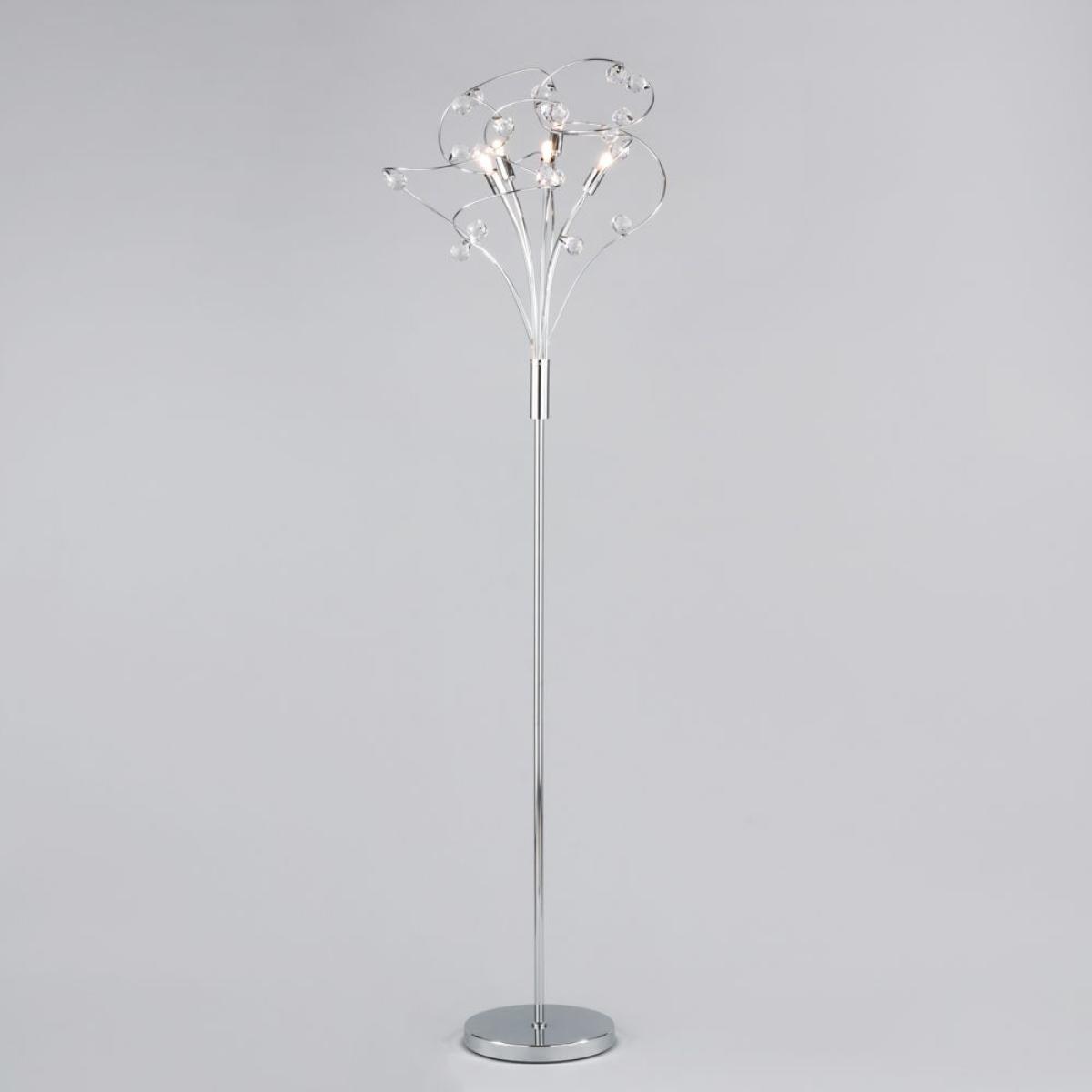 Lila Floor Lamp, Chrome – image 3