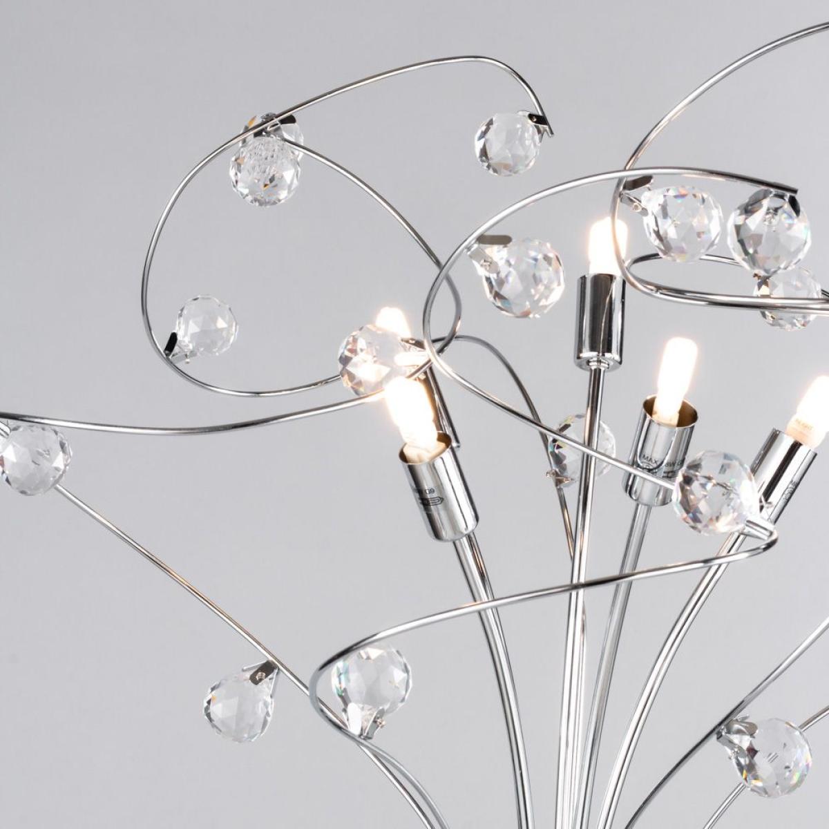 Lila Floor Lamp, Chrome – image 4