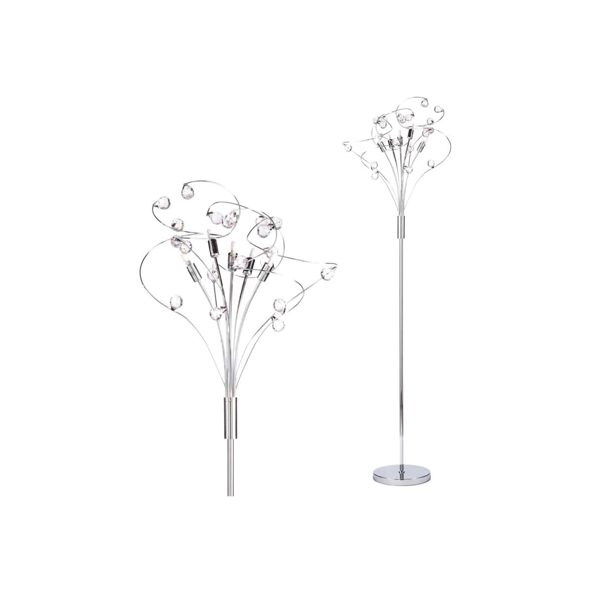 Lila Floor Lamp, Chrome – image 1