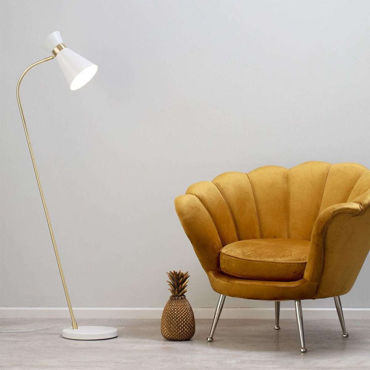 Olson Arc Floor Lamp, White – image 2