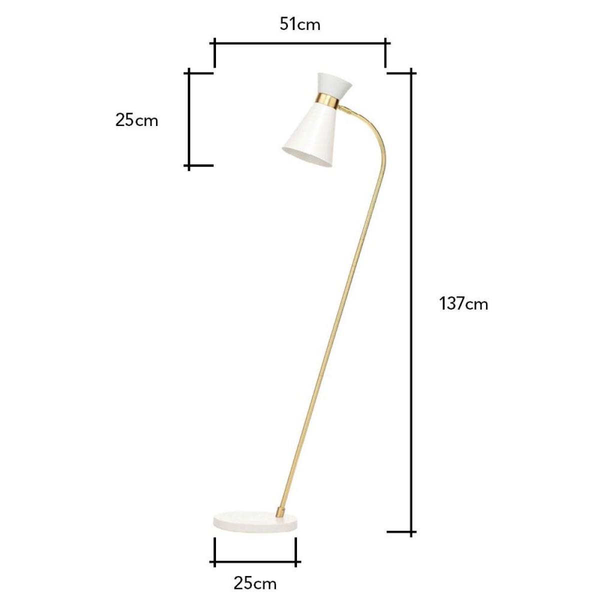 Olson Arc Floor Lamp, White – image 5