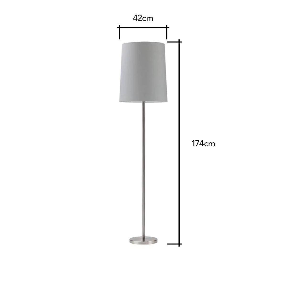 Gigi Floor Lamp, Chrome – image 3
