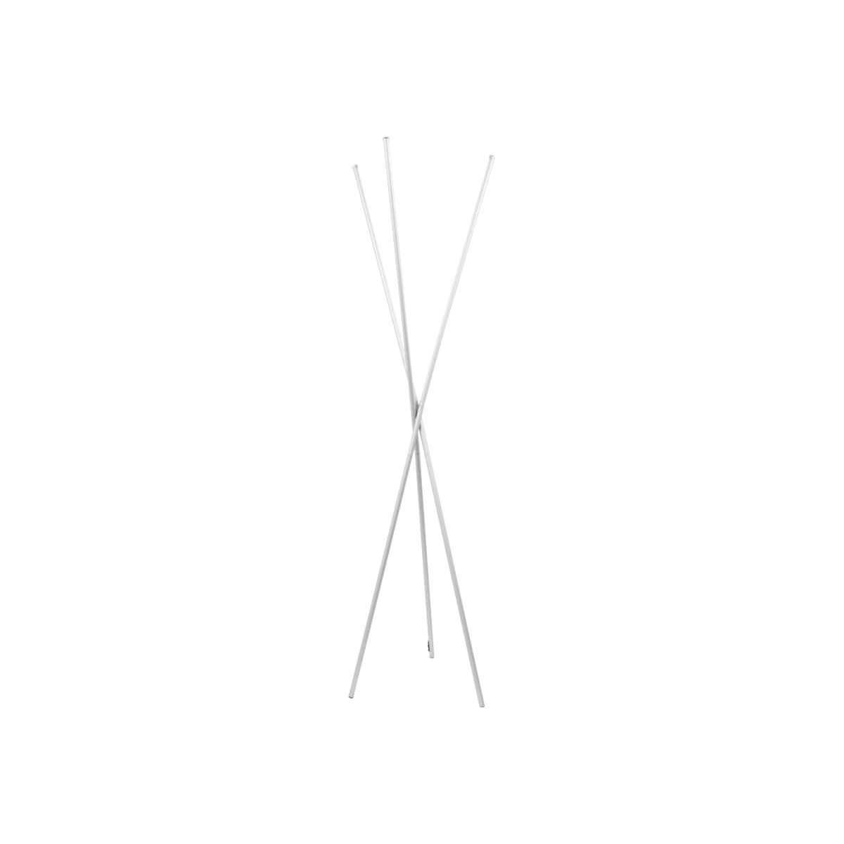 Zaha Stick LED Floor Lamp, Silver – image 1