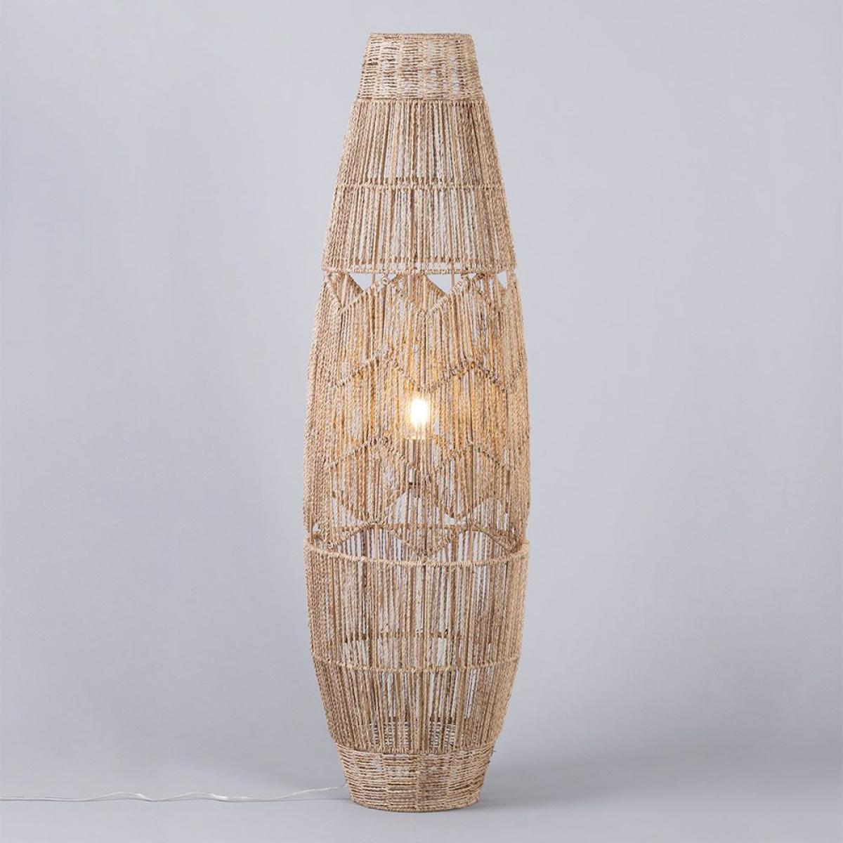 Jute String Floor Lamp, Natural – image 3