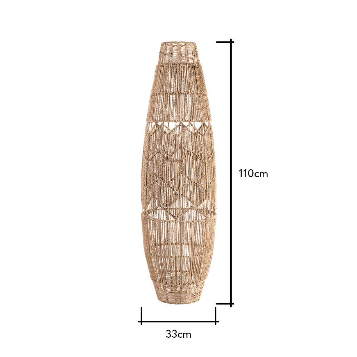 Jute String Floor Lamp, Natural – image 7