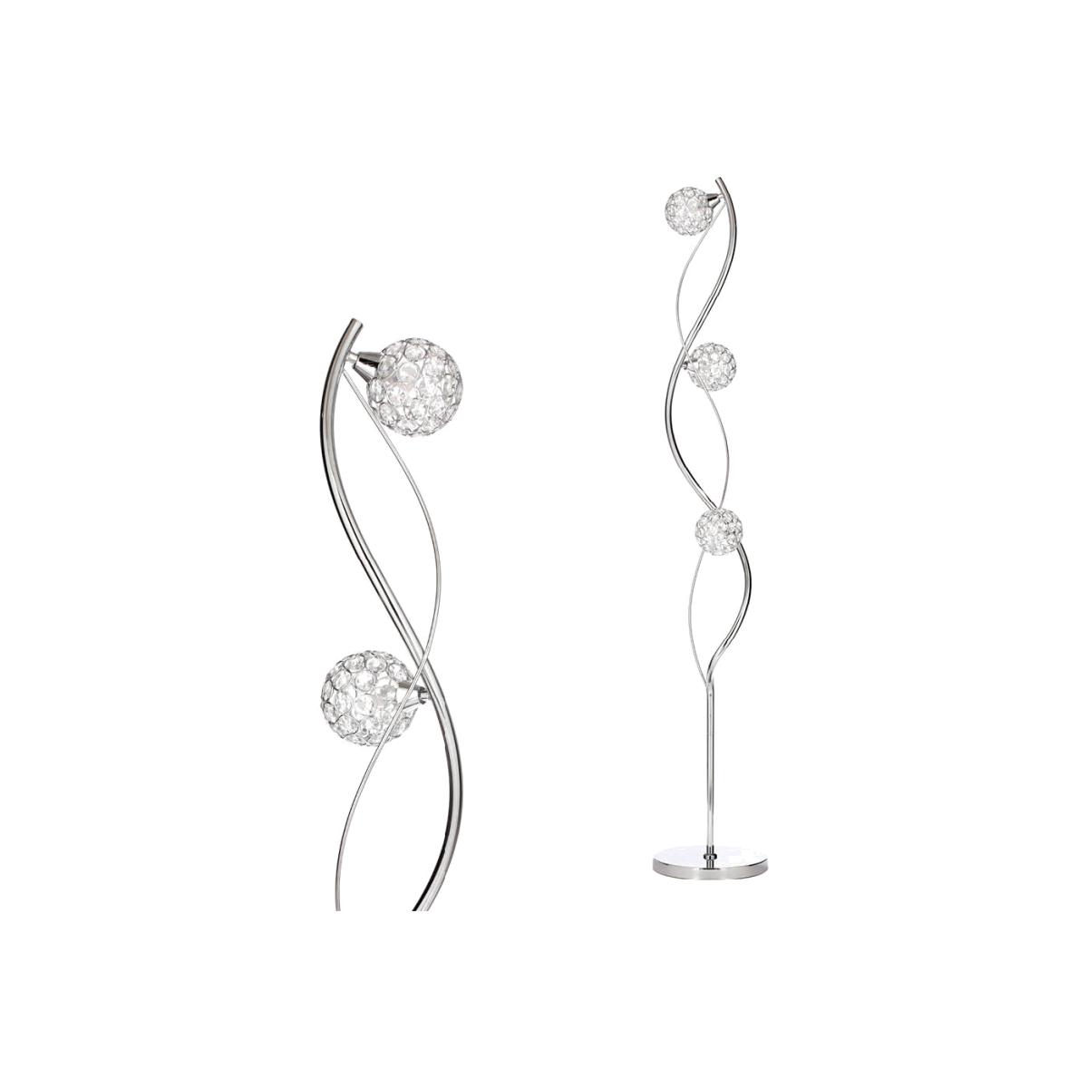 Orianna Floor Lamp, Chrome – image 1