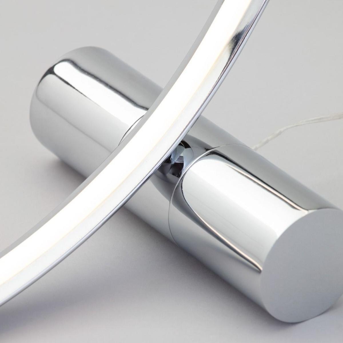 Sola LED Ring Floor Lamp, Chrome – image 5