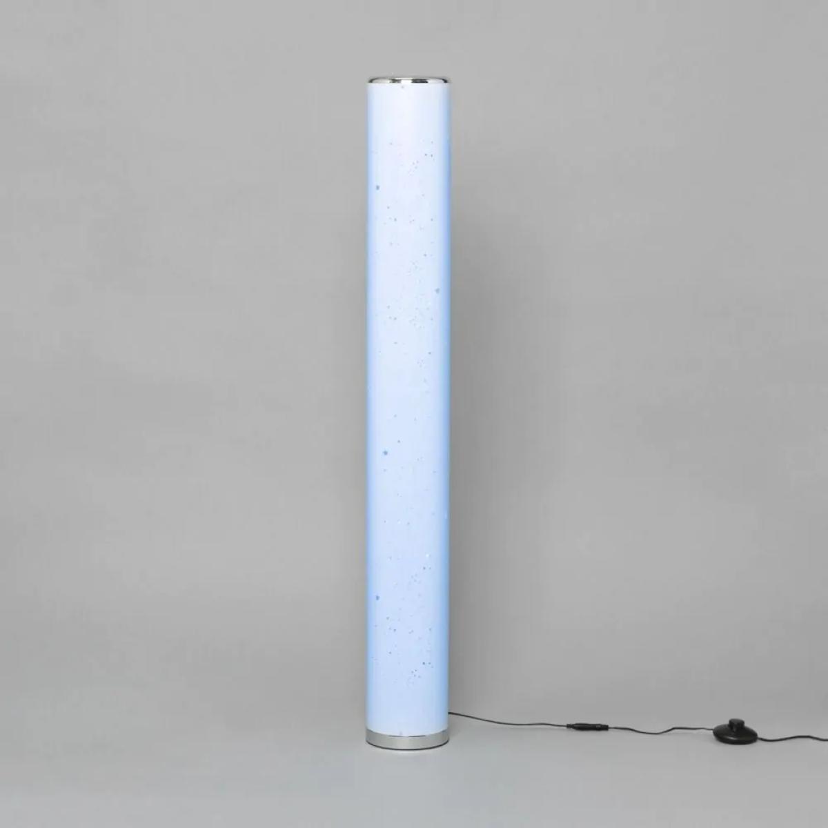 Glow Starburst Colour Changing LED Cylinder Floor Lamp, White – image 3