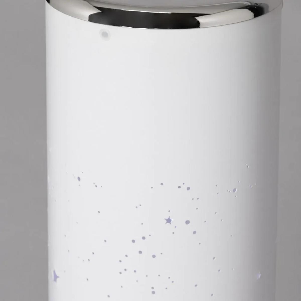 Glow Starburst Colour Changing LED Cylinder Floor Lamp, White – image 5