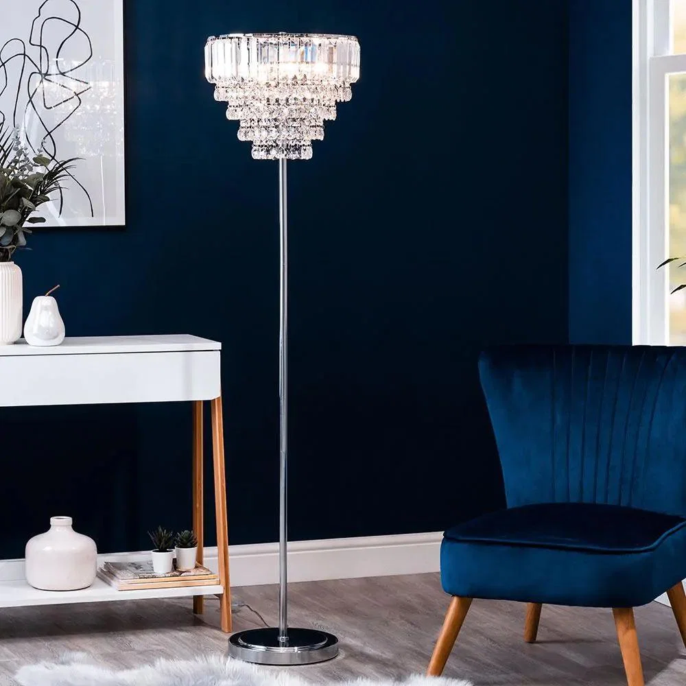 Paladina Floor Lamp, Chrome – image 2