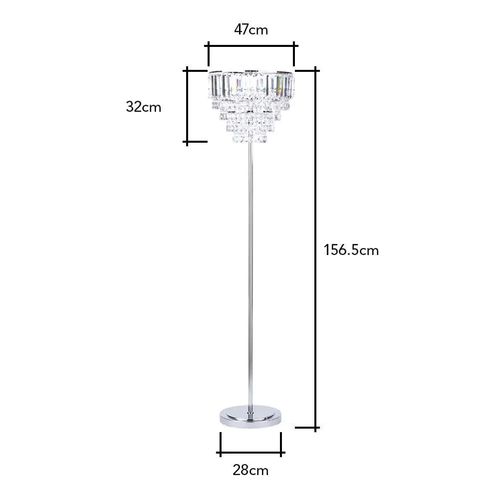 Paladina Floor Lamp, Chrome – image 8
