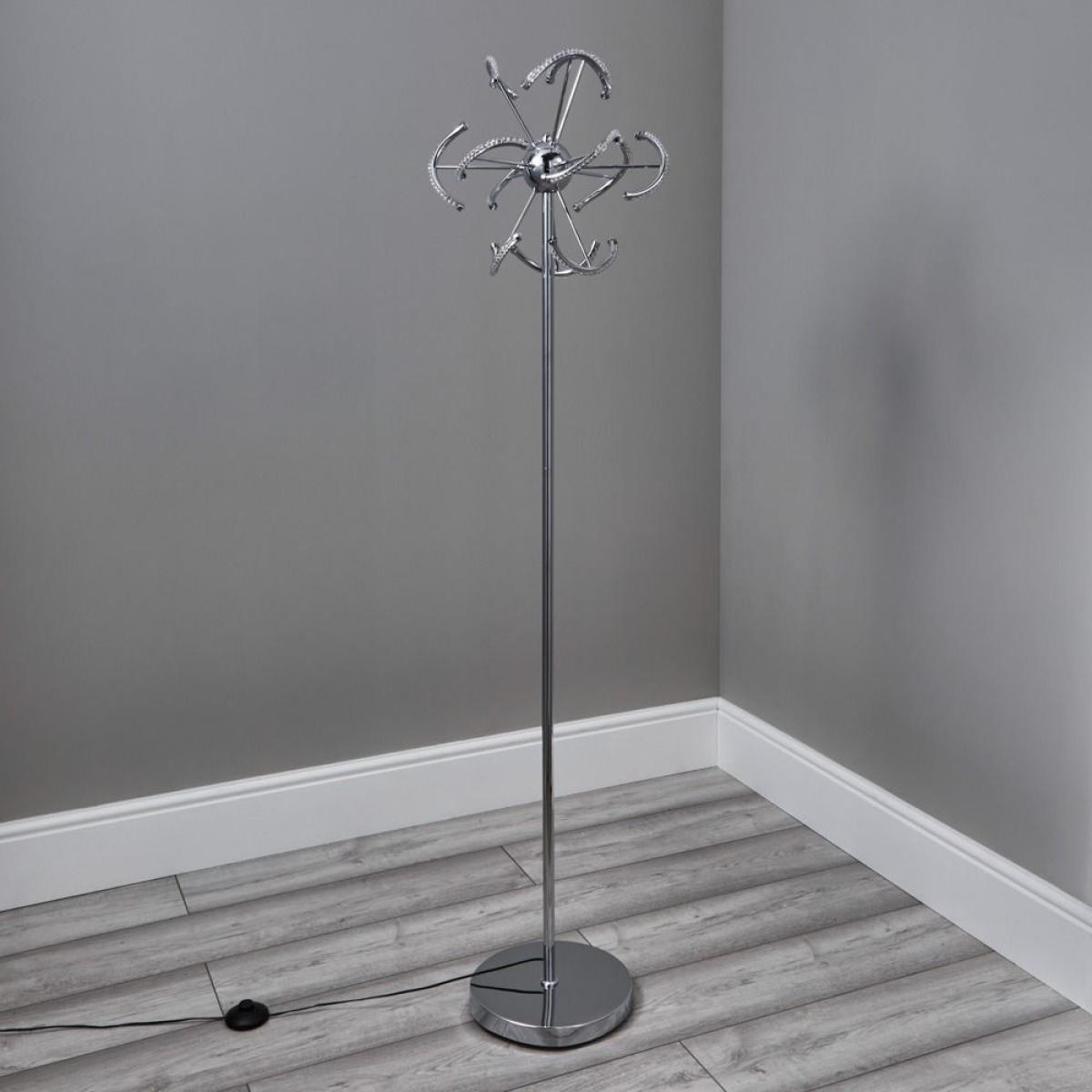Mae LED Floor Lamp, Chrome – image 4