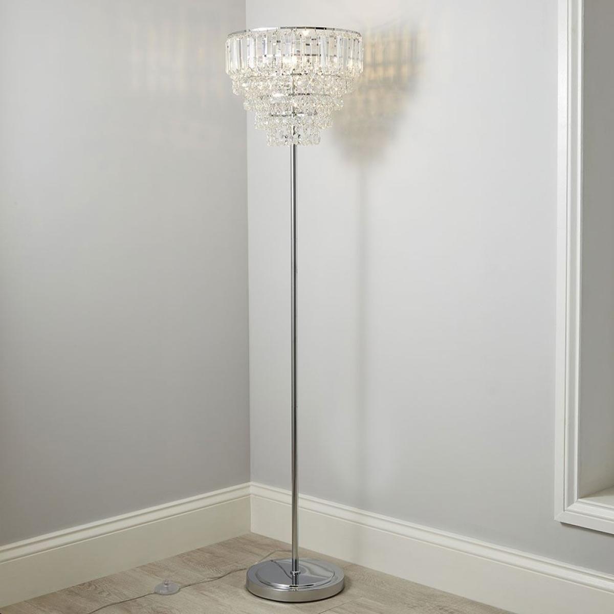 Paladina Floor Lamp, Chrome – image 3