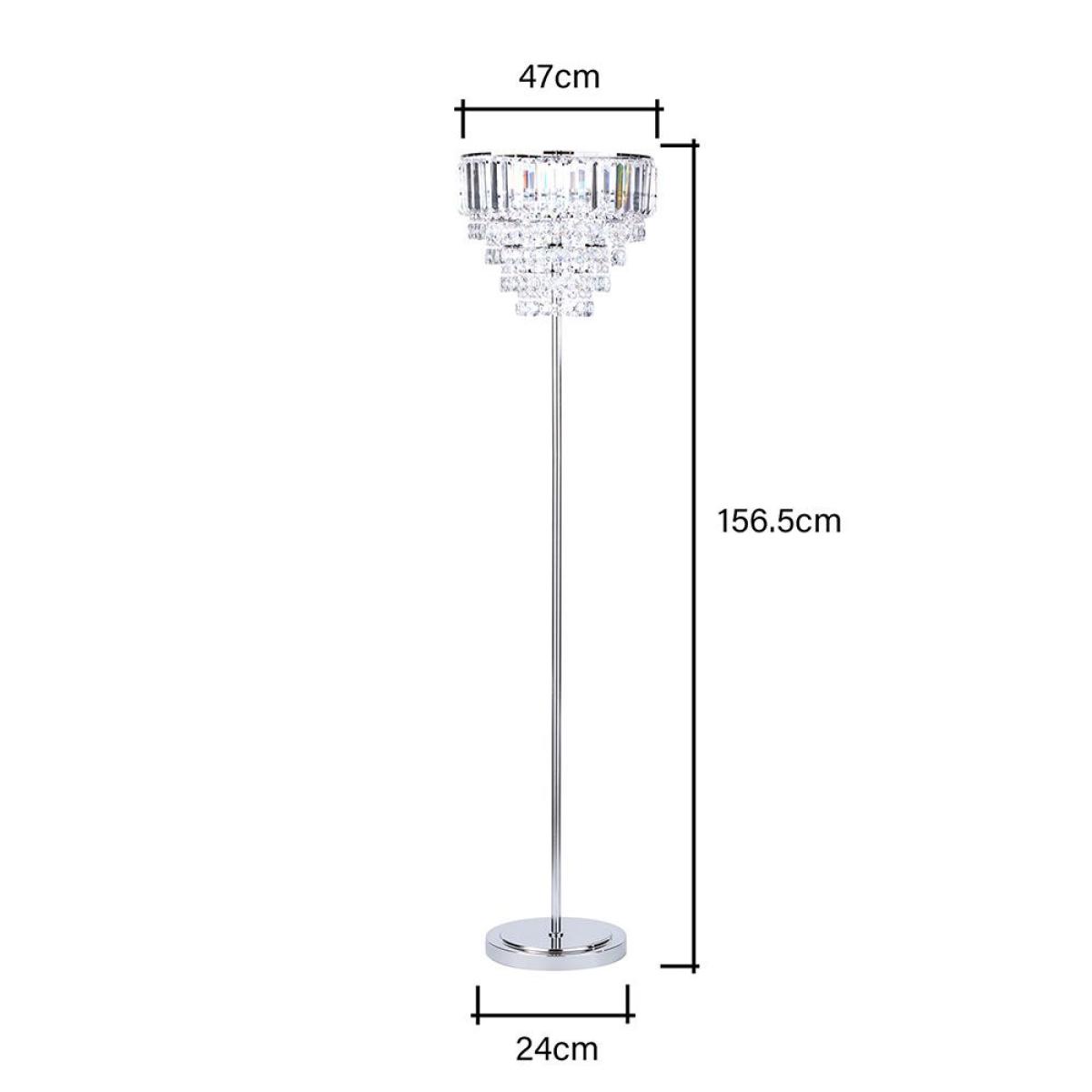 Paladina Floor Lamp, Chrome – image 8