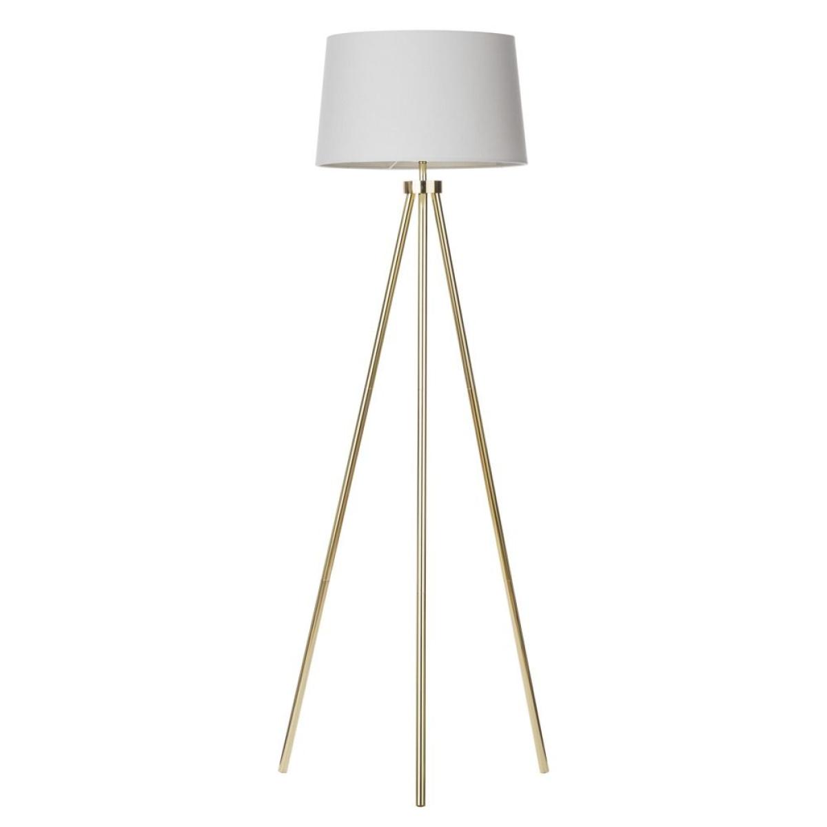 Tristan Tripod Floor Lamp, Brass – image 3