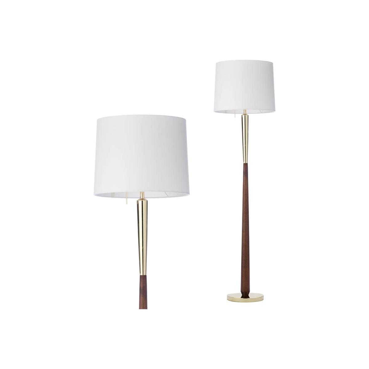 Percy Floor Lamp, Brass