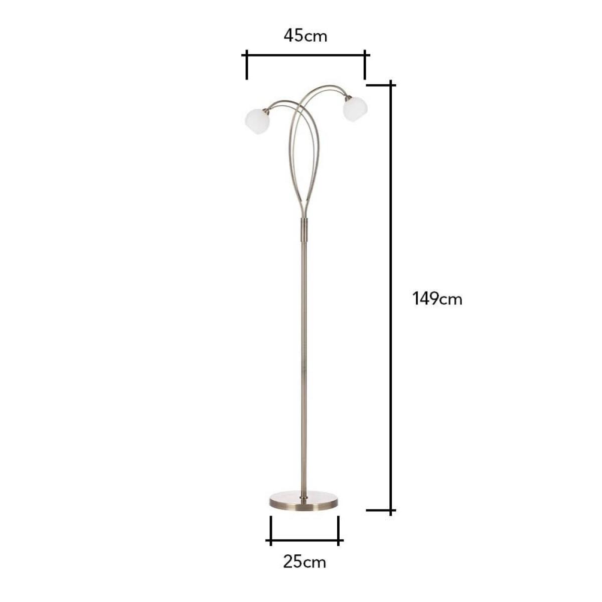 Soni Floor Lamp, Antique Brass – image 7