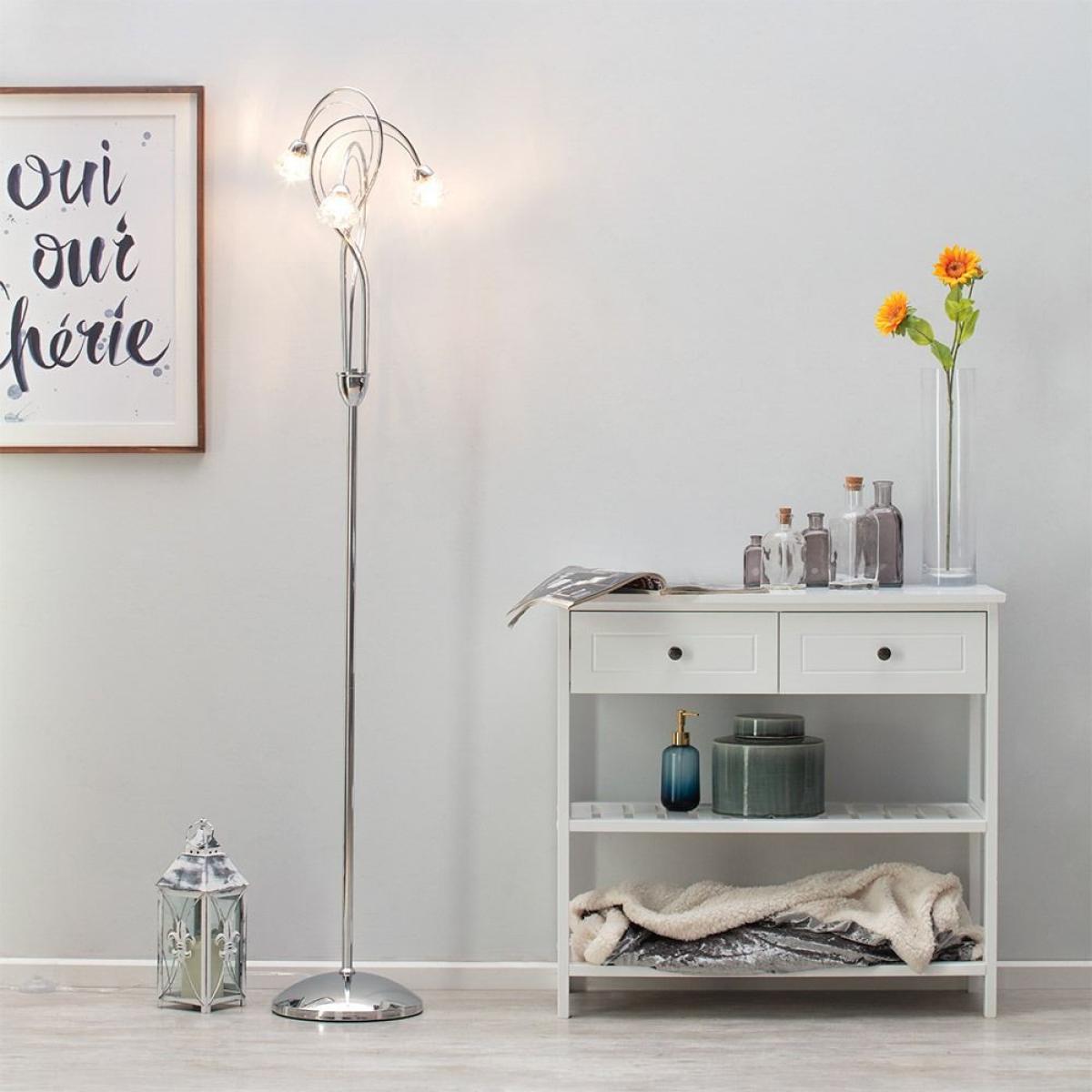 Marianne Floor Lamp, Chrome – image 2