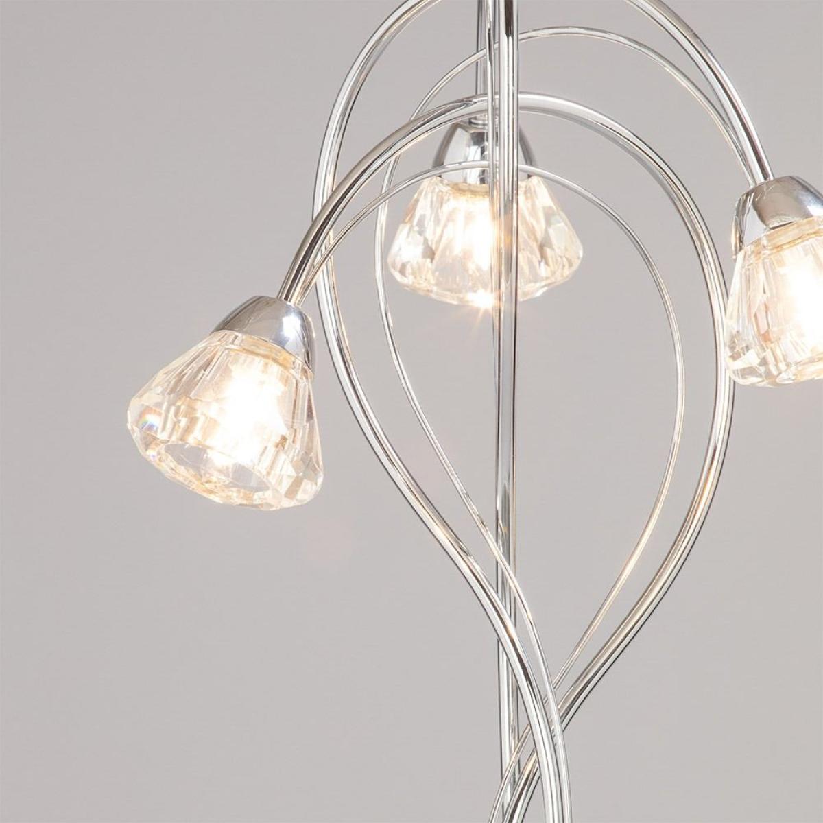 Marianne Floor Lamp, Chrome – image 6