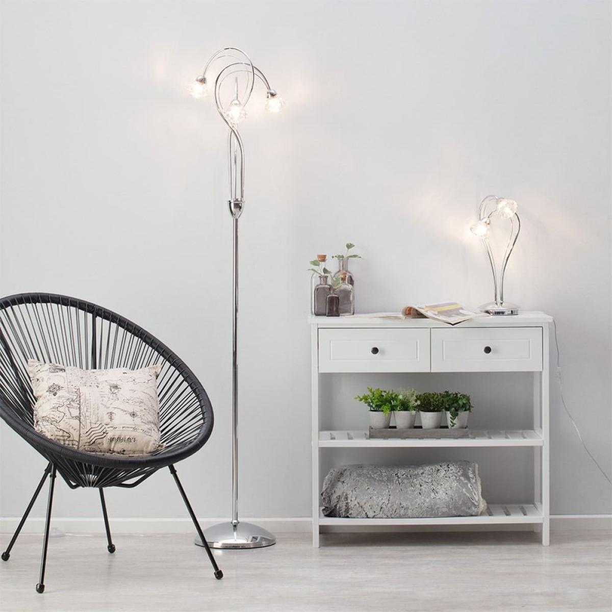 Marianne Floor Lamp, Chrome – image 7
