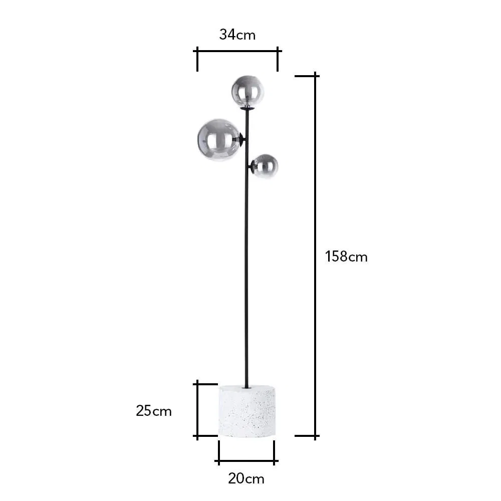 Forella Floor Lamp, Satin Black – image 7