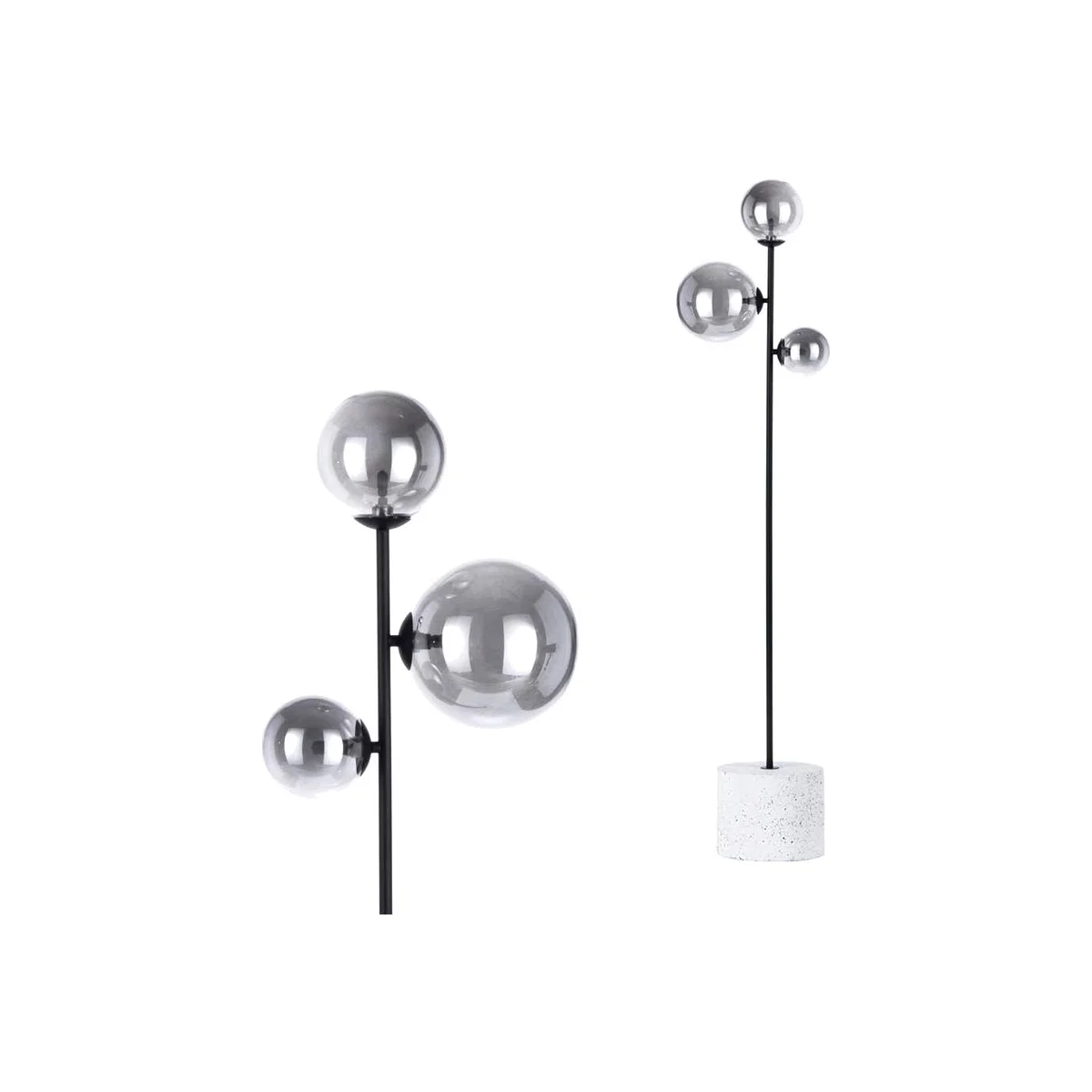 Forella Floor Lamp, Satin Black – image 1