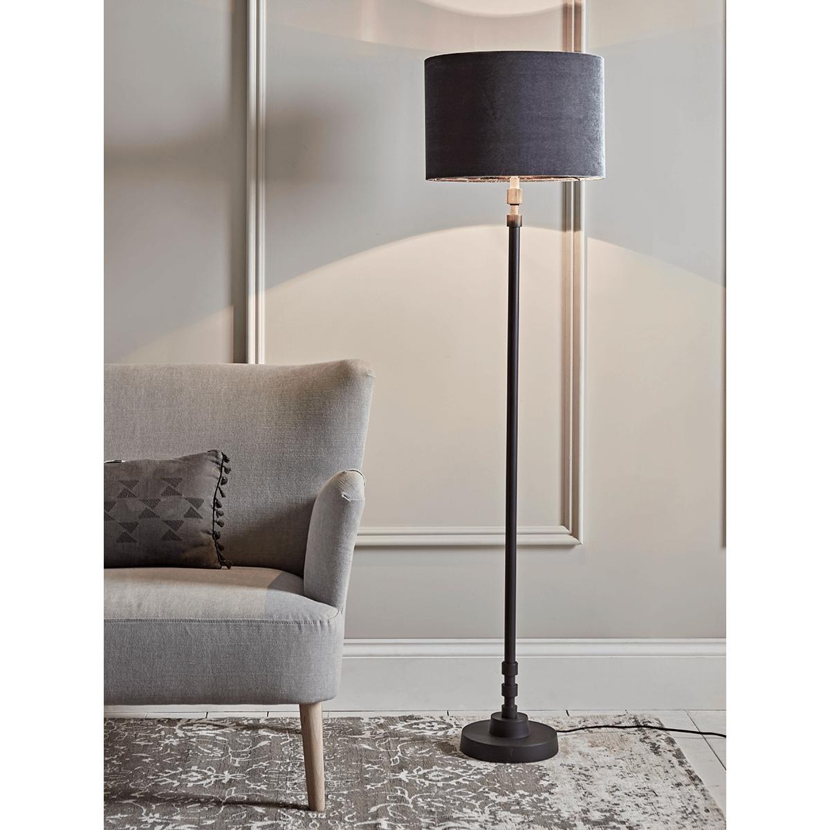 Grey & Black Floor Lamp – image 2